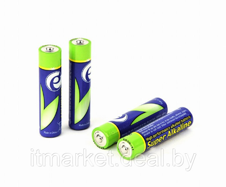 Батарейка Energenie (EG-BA-AAA4-01) AAA LR03 1.5V Alkaline 4шт в блистере - фото 1 - id-p217740139