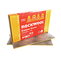 ROCKWOOL Камин Баттс 30 мм х 1000 мм х 600 мм (4 плиты) . Огнезащита.