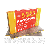 ROCKWOOL Камин Баттс 30 мм х 1000 мм х 600 мм (4 плиты) . Огнезащита.