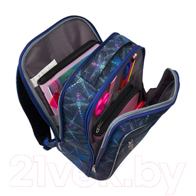 Школьный рюкзак Erich Krause ErgoLine Urban 18L Neon Dragonflies / 54715 - фото 7 - id-p217751458