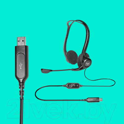 Наушники-гарнитура Logitech PC Headset 960 USB - фото 4 - id-p217748054