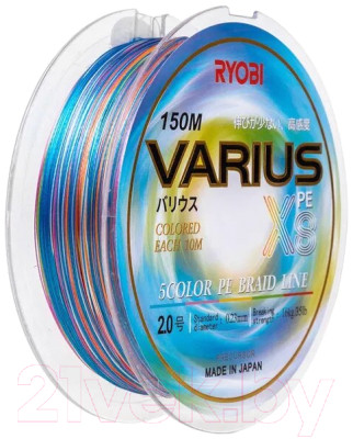 Леска плетеная Ryobi Varius PE8X-150MI 0.235мм - фото 4 - id-p217750440