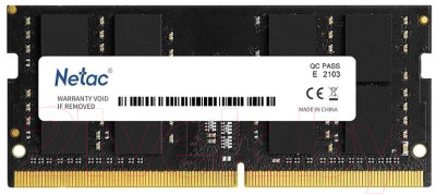 Оперативная память DDR4 Netac Basic (NTBSD4N32SP-08) - фото 1 - id-p217763596