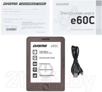 Электронная книга Digma E60C - фото 6 - id-p217766029