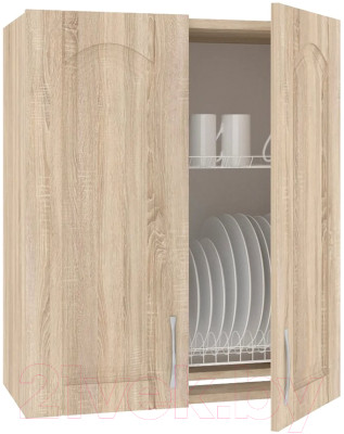 Шкаф навесной для кухни Кортекс-мебель Корнелия Ретро ВШ60с - фото 2 - id-p217758319