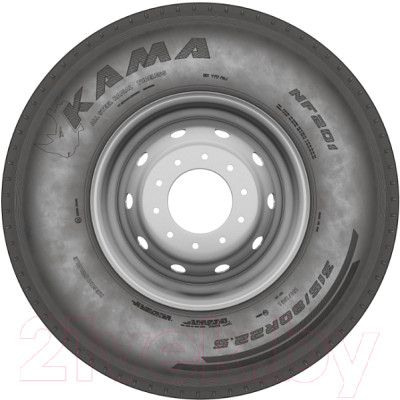 Грузовая шина KAMA NF 201 315/80R22.5 156/150L Рулевая - фото 3 - id-p217758379