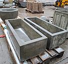 Цветочница  бетонная "Широкая" 1000х400х300мм.  тип 112., фото 4