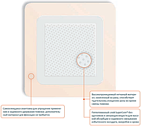 Гигроскопическая атравматическая самоклеящаяся повязка Curea P1 Border 16х16 см