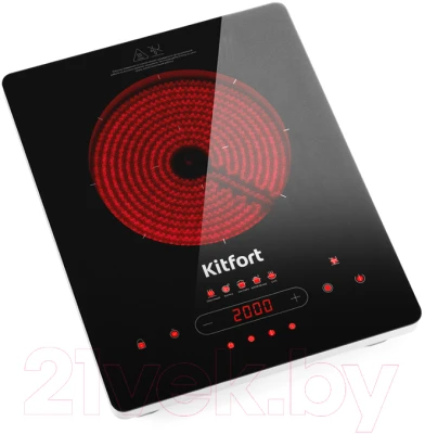 Электрическая настольная плита Kitfort KT-153 - фото 1 - id-p217774033