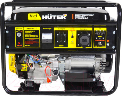 Бензиновый генератор Huter DY9500LX-3 - фото 1 - id-p217773315
