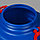 Фляга-бочка пищевая, 40 л, горловина 19,5 см, синяя, фото 4