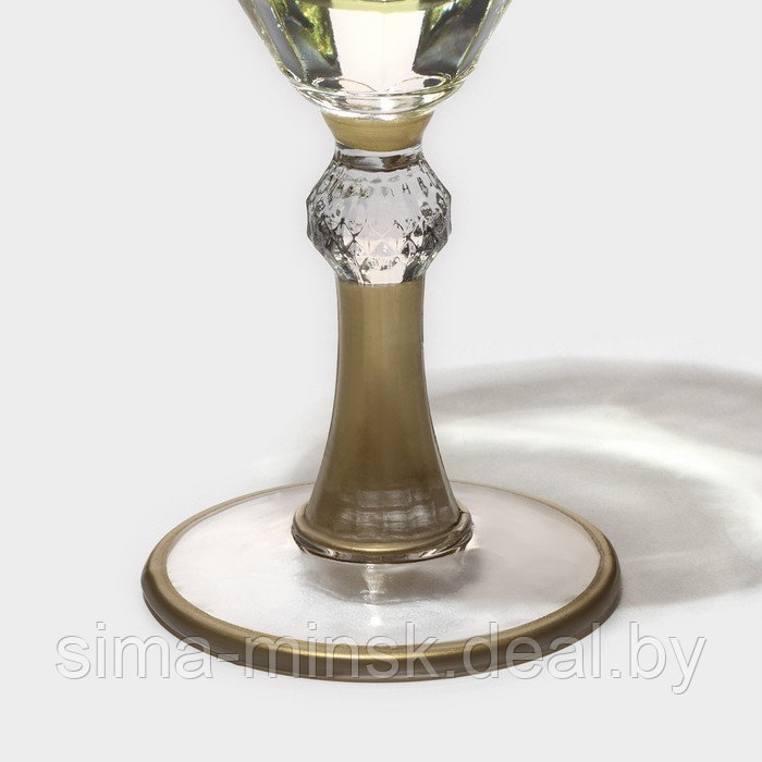 Бокал стеклянный «Триумф», 300 мл, 8,5×18,5 см, цвет зелёный - фото 2 - id-p217772633