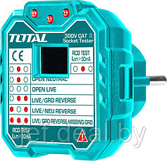 Тестер розеток TOTAL TESST30002, фото 2