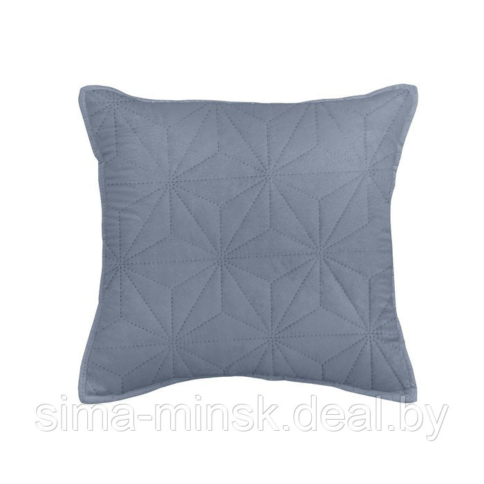 Чехол на подушку декоративный, размер 45х45 см, цвет деним - фото 1 - id-p217772697