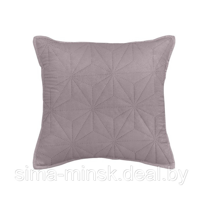 Чехол на подушку декоративный, размер 45х45 см, цвет сухая слива - фото 1 - id-p217772701
