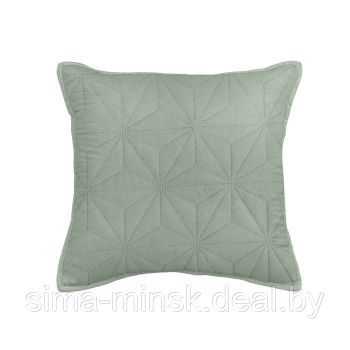 Чехол на подушку декоративный, размер 45х45 см, цвет шалфей - фото 1 - id-p217772703