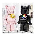 Конструктор Bearbrick Черный медведь 1126 дет., Balody 21166, эксклюзивная модель, фото 5