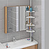 Полка для ванной комнаты угловая телескопическая 4-х ярусная Multi Corner Shelf, фото 3
