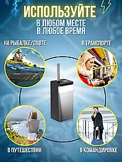 Портативное зарядное устройство Hoco 50000 mAh  / Power Bank внешний аккумулятор со встроенной лампой, фото 3