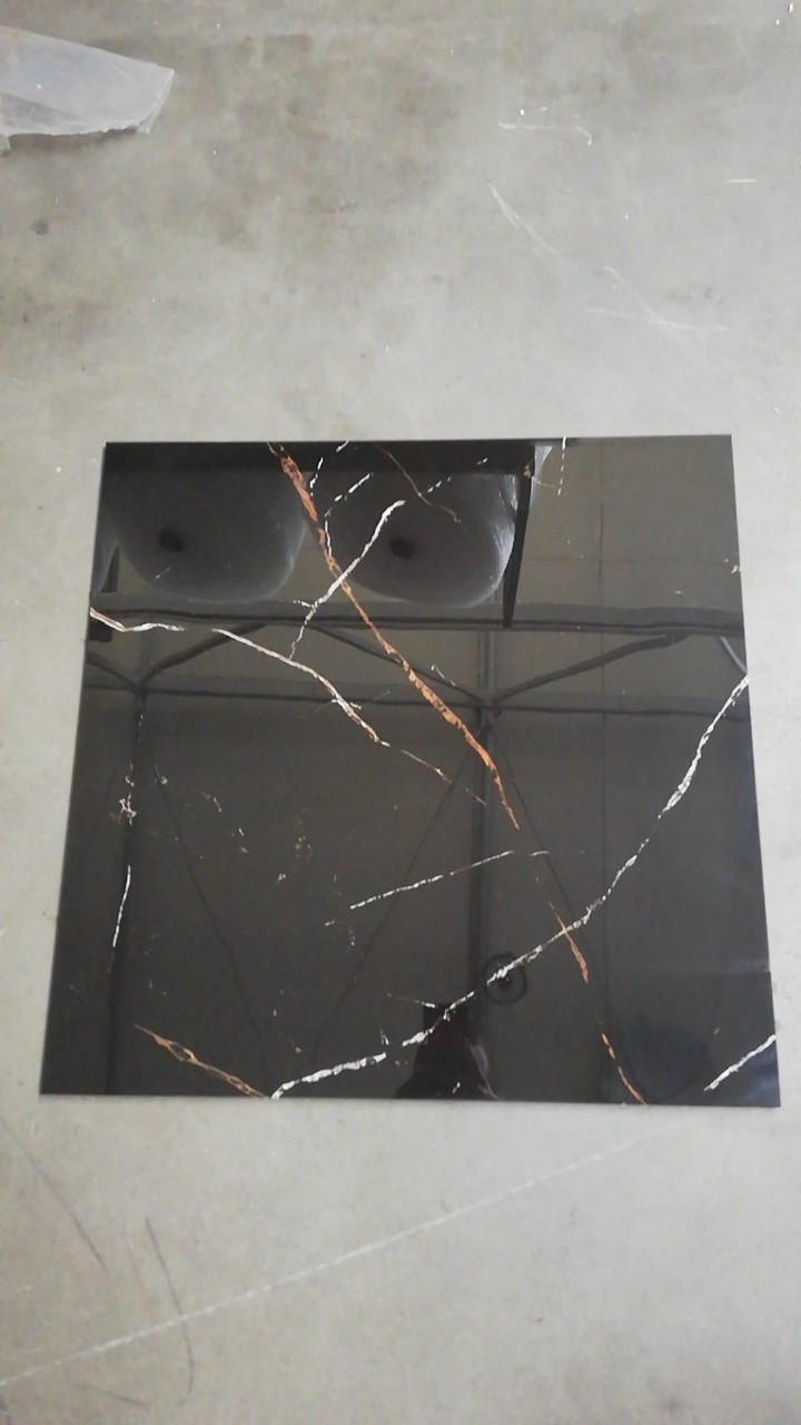 Керамогранит Netto Maxx black marble higt glossy 600×600 - фото 3 - id-p169149967