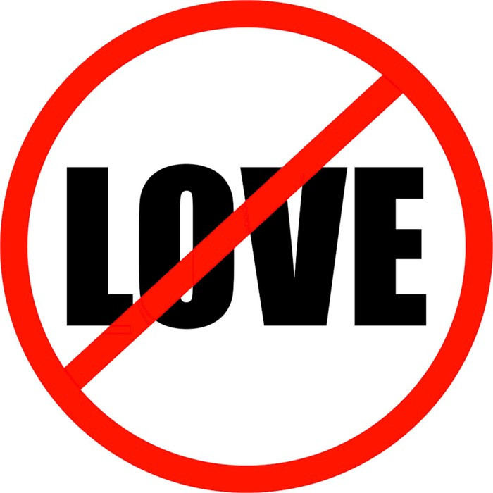 Знак декоративный (постер) "Любовь" 32х32 см, пластик - фото 1 - id-p217804287