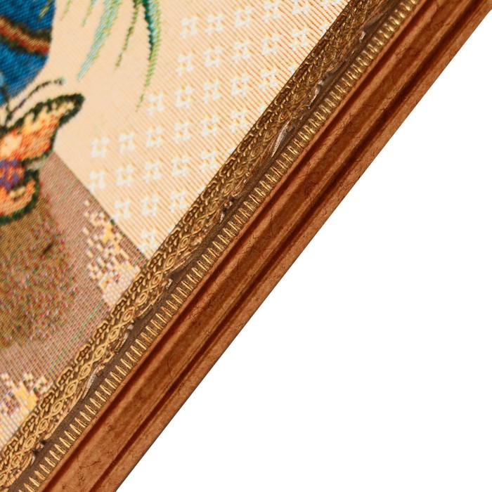 Гобеленовая картина "Крокусы" 31х31(с рамкой 38х38)см - фото 3 - id-p217805554