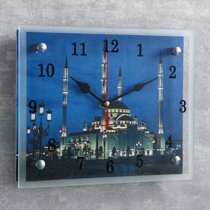 Часы-картина настенные, серия: Город, "Мусульманские", 20х25 см - фото 2 - id-p217804377