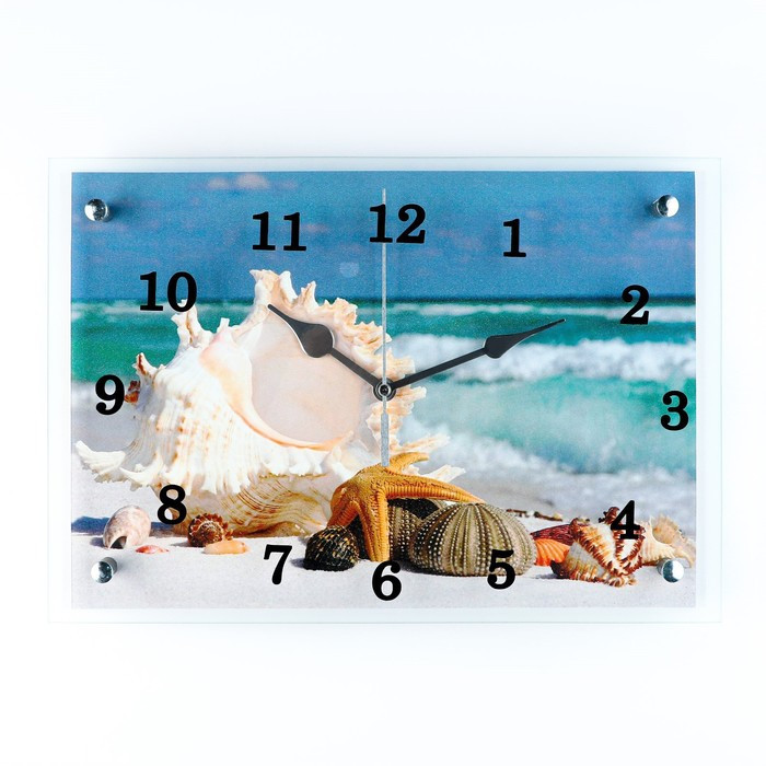 Часы настенные, серия: Море, "Обитатели морского дна", 25х35 см - фото 1 - id-p217804469