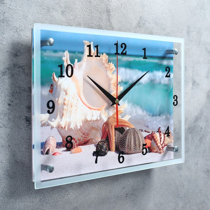Часы настенные, серия: Море, "Обитатели морского дна", 25х35 см - фото 2 - id-p217804469
