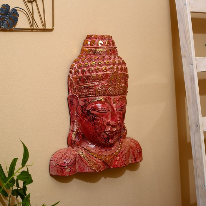 Сувенир "Голова Будды" албезия 45 см - фото 2 - id-p217805730