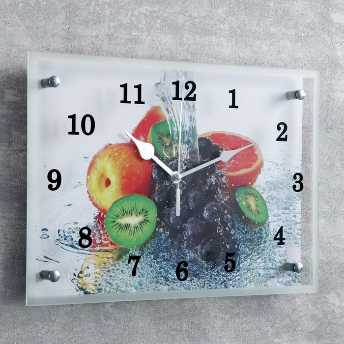 Часы-картина настенные, серия: Кухня, "Цитрус", 25 х 35 см - фото 2 - id-p217804564