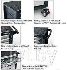 Тележка для инструмента 7 секций серия PRO-PLUS  (серая) TOPTUL TCAL0703, фото 2