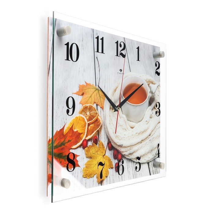 Часы настенные, серия: Кухня, "Чай на даче осенью", плавный ход, 30 х 40 см - фото 2 - id-p217804635