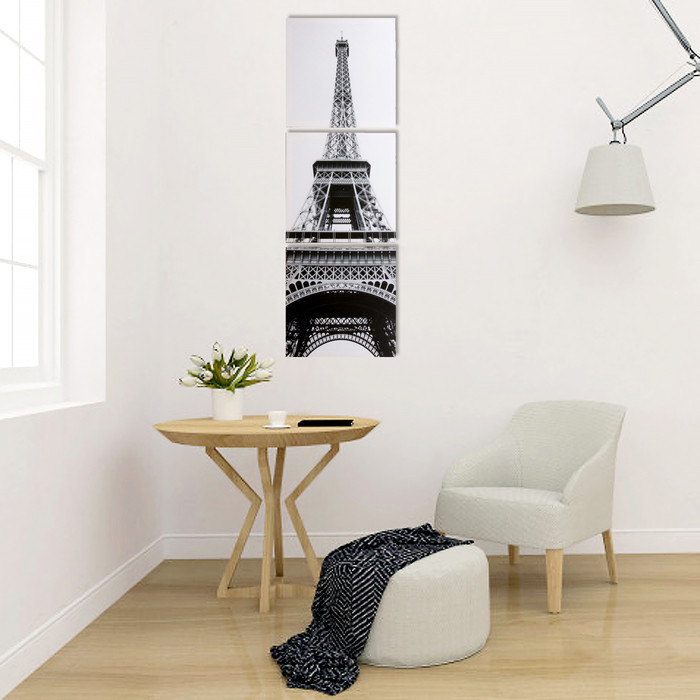 Модульная картина "Эйфелева башня" (3-35х35) 35х105 см - фото 4 - id-p217804850
