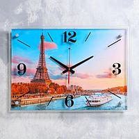 Часы-картина настенные "Увидеть Париж" 40х56 см, плавный ход