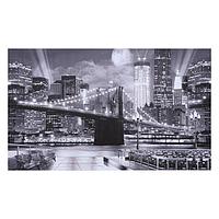 Картина на холсте "Бруклинский мост" 60х100 см