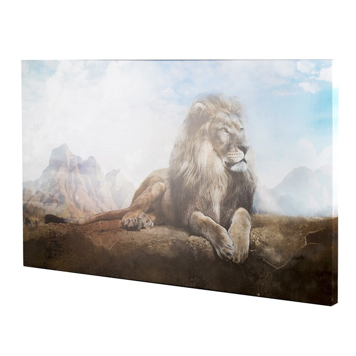 Картина на холсте "Король лев" 60*100 см - фото 2 - id-p217805288
