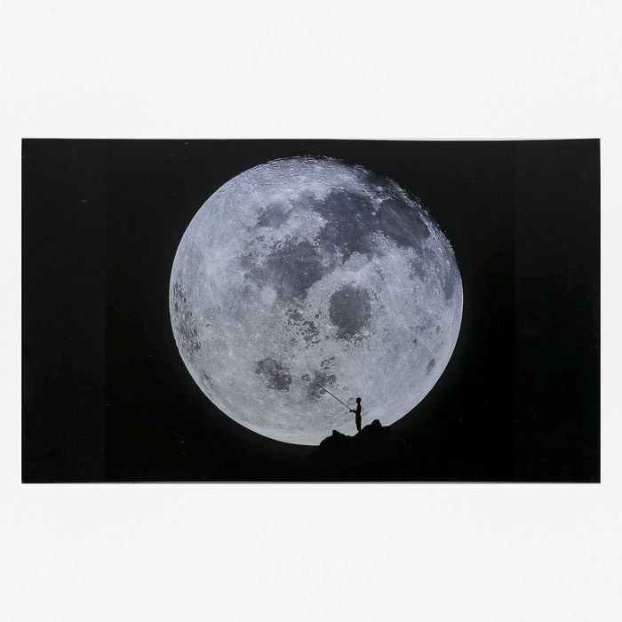 Картина на холсте "Луна" 60х100 см - фото 1 - id-p217805314