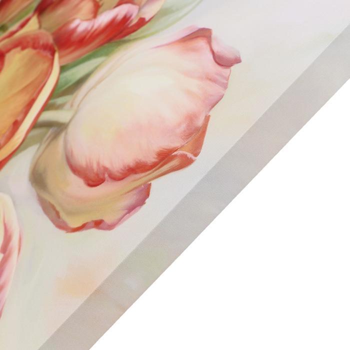 Картина на холсте "Букет тюльпанов" 60х100 см - фото 2 - id-p217805322