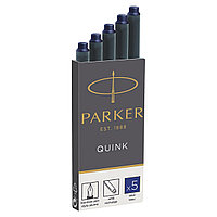 Картриджи чернильные Parker Cartridge Quink, синие, 5шт., картонная коробка