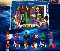 Конструктор набор героев Марвел 12 шт., минифигурки