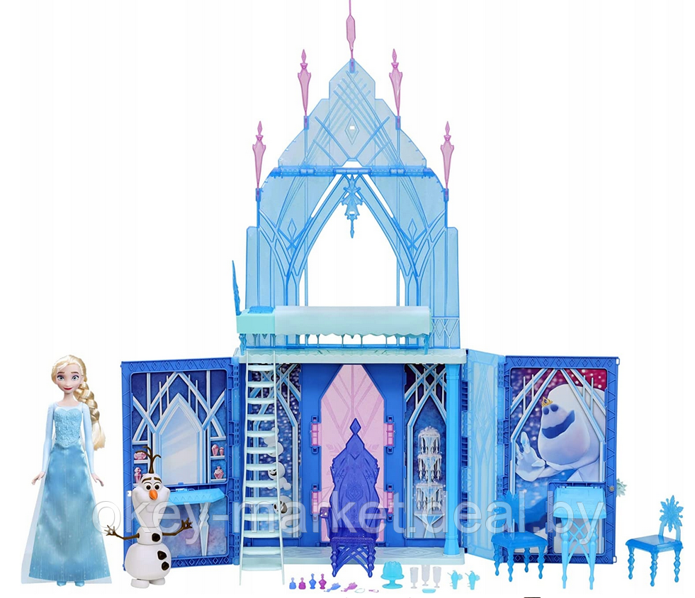 Игровой набор Disney Frozen Холодное сердце Замок с Эльзой F2828 - фото 1 - id-p168110008