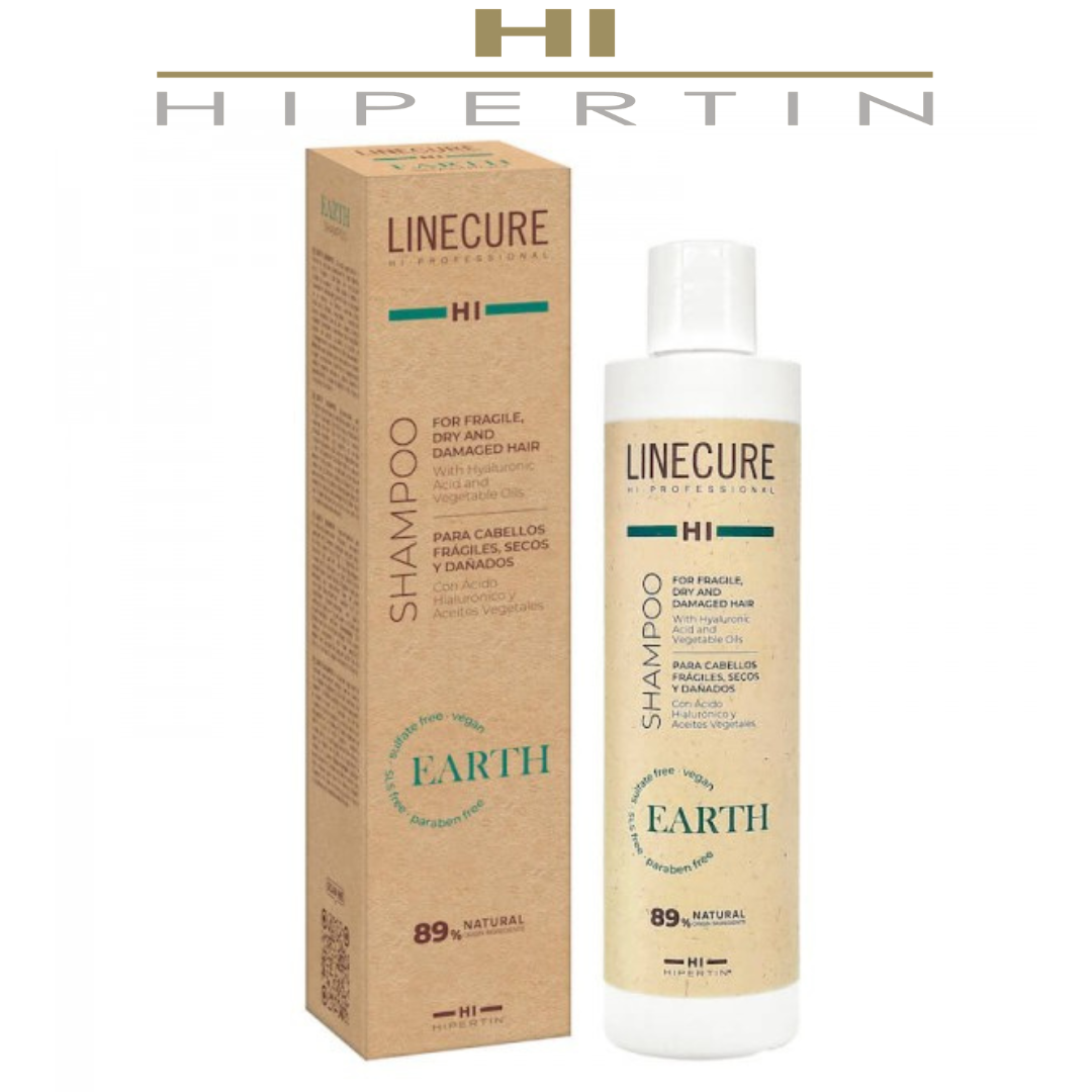 Шампунь для поврежденных волос Hipertin Linecure Earth Shampoo