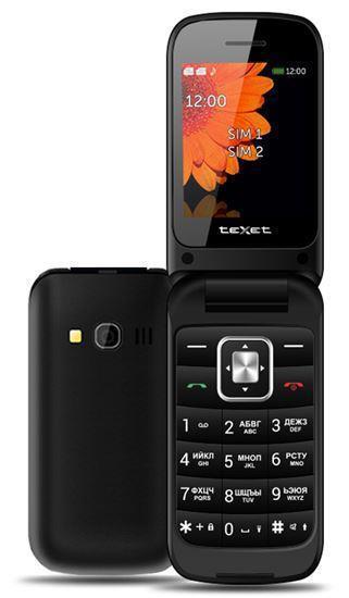 Телефон мобильный раскладной TEXET TM-422 Антрацит раскладушка - фото 1 - id-p217826803