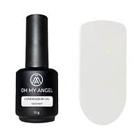 Жидкий гель с кистью Oh My Angel Cover Liquid Gel - Coconut, 15 мл