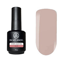 Жидкий гель с кистью Oh My Angel Cover Liquid Gel - Blush, 15 мл