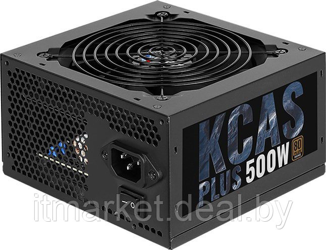 Блок питания 500W Aerocool KCAS PLUS-500W (24+8 pin, 2x6/8pin, 4xMOLEX, 7xSATA, 80+ Bronze) - фото 4 - id-p217827559