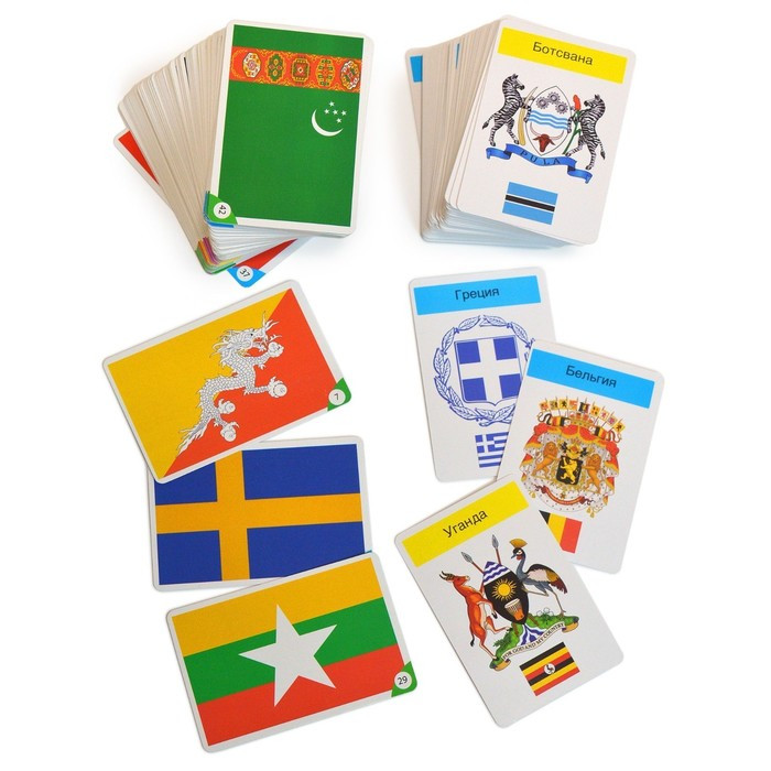 Карточные игры «Все флаги мира» - фото 2 - id-p217828264