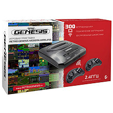 Игровая приставка SEGA Retro Genesis Modern Wireless 16 Bit 300 игр