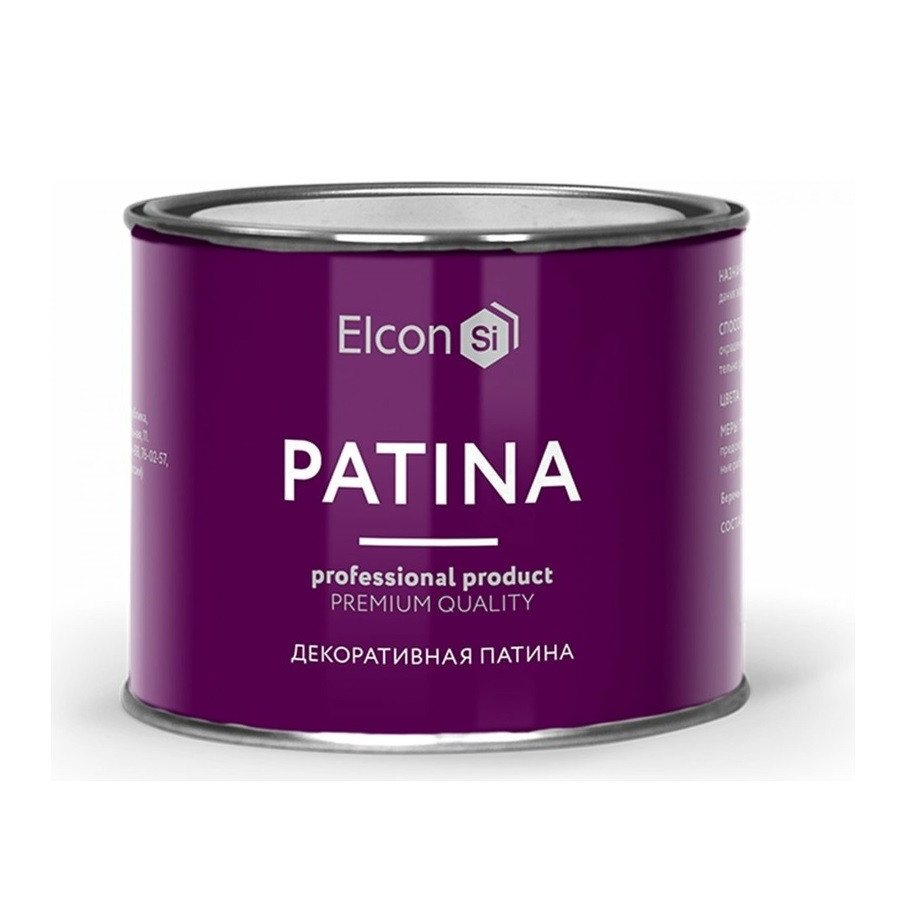 Краска Elcon Patina кузнечная 200г серебристый - фото 1 - id-p217829049